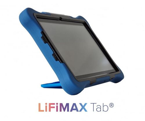 oledcomm公司用展示支持li fi可见光通信的平板电脑lifimax tab